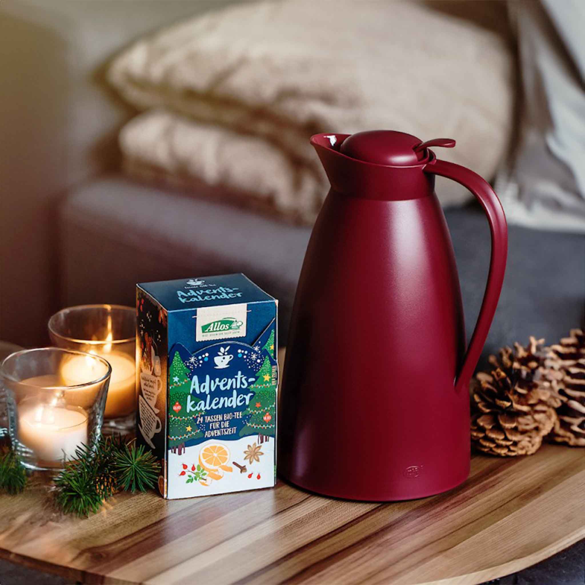 1.0L INSULATED CARAFE ECO - RUBY RED