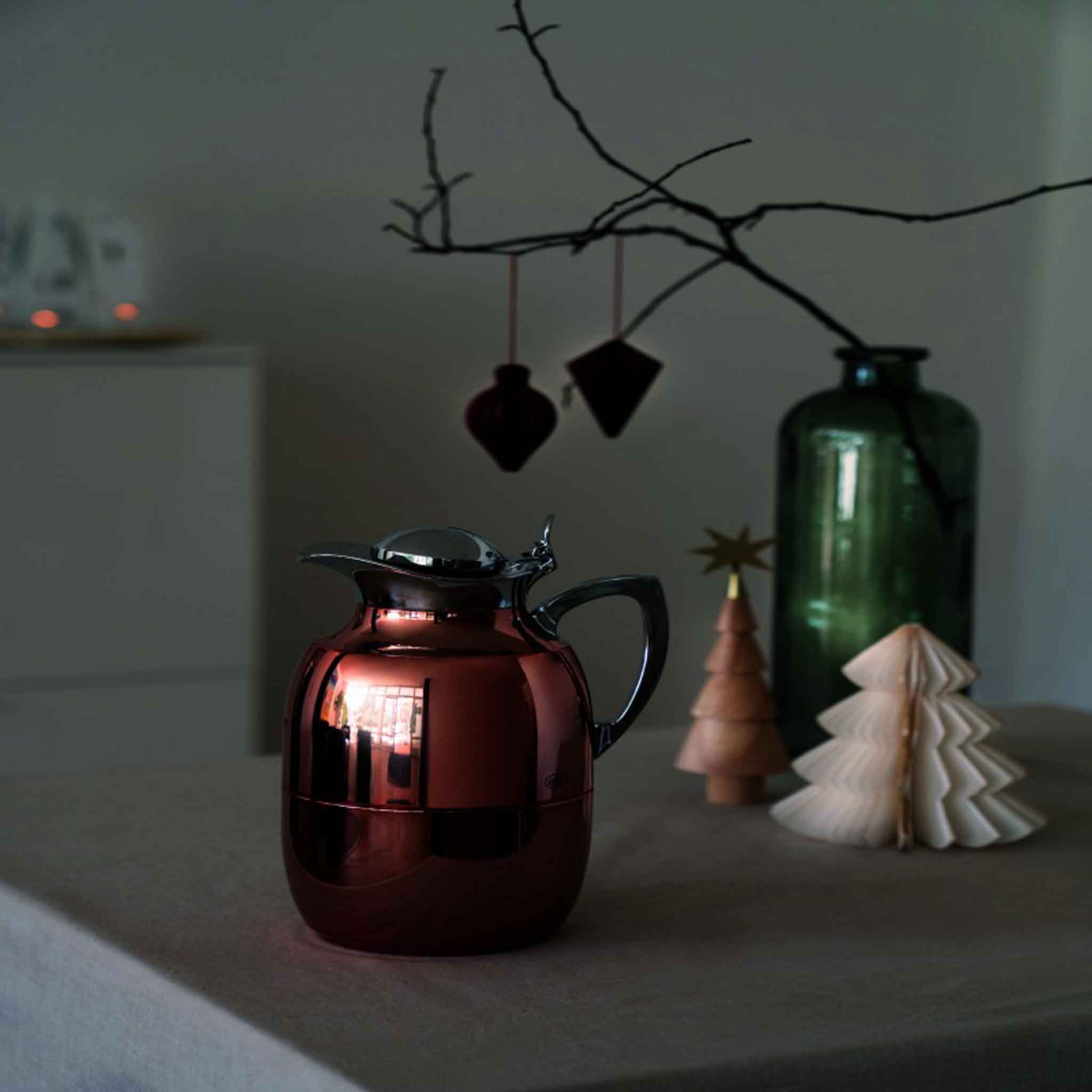 1.0L INSULATED CARAFE JUWEL S/S - COPPER PLATED