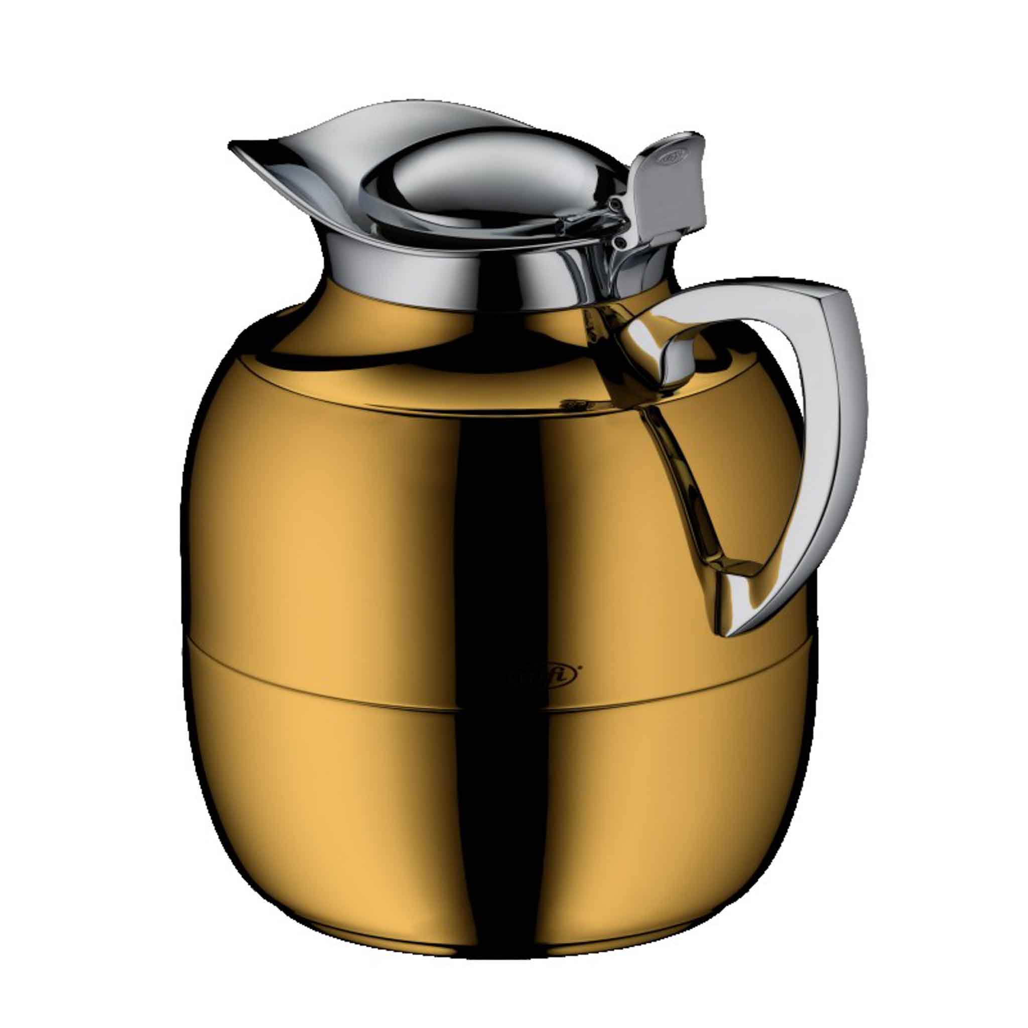 1.0L INSULATED CARAFE JUWEL S/S - GOLD PLATED