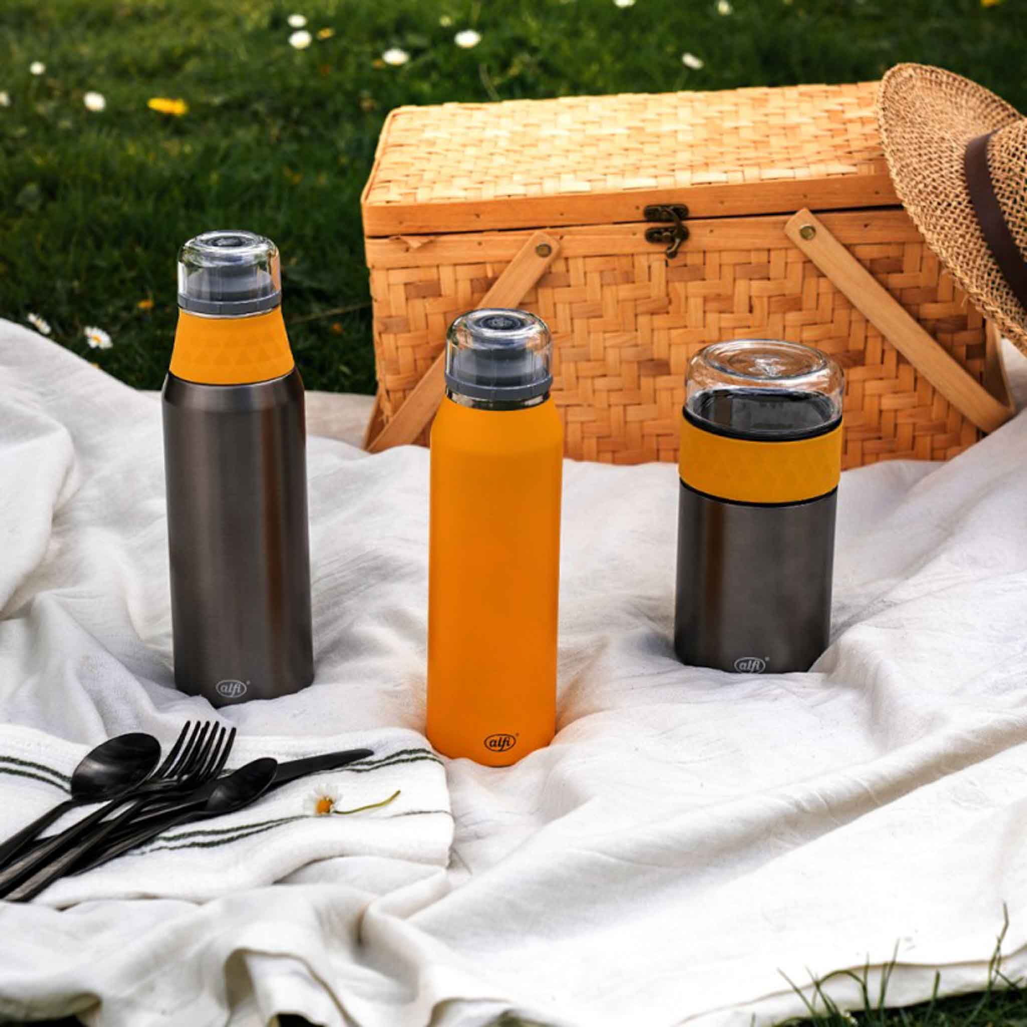 INSULATED BOTTLE ENDLESS - SPICY MUSTARD