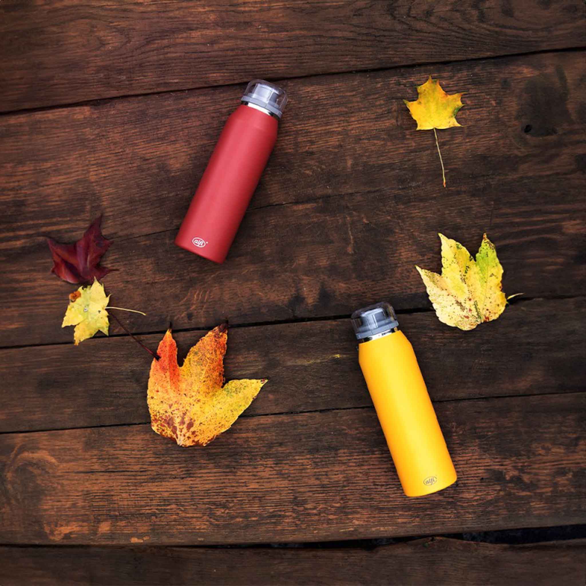 INSULATED BOTTLE ENDLESS - RED MAT