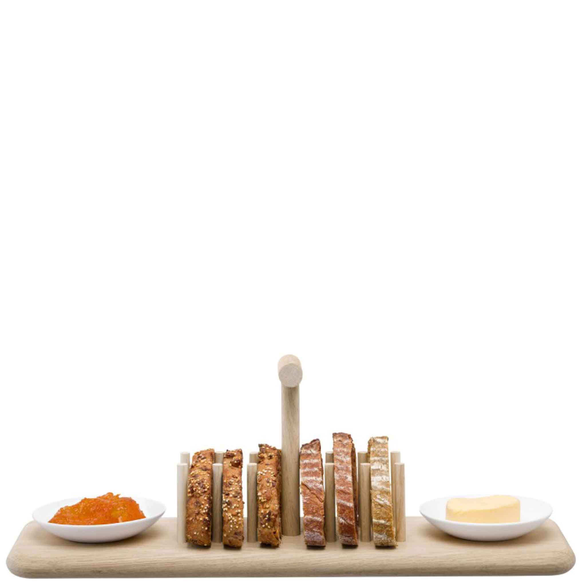 DINE OAK TOAST RACK