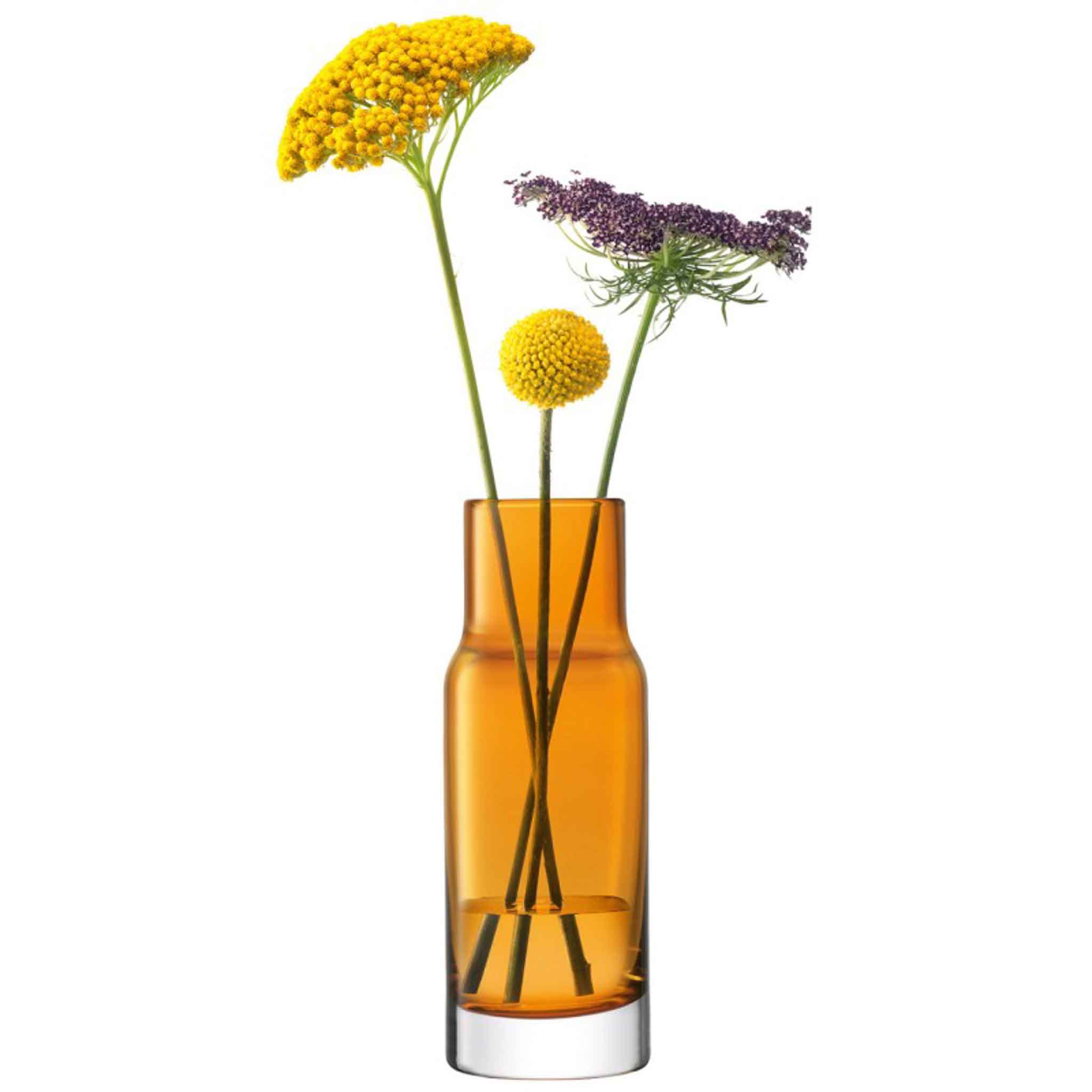 UTILITY VASE AMBER