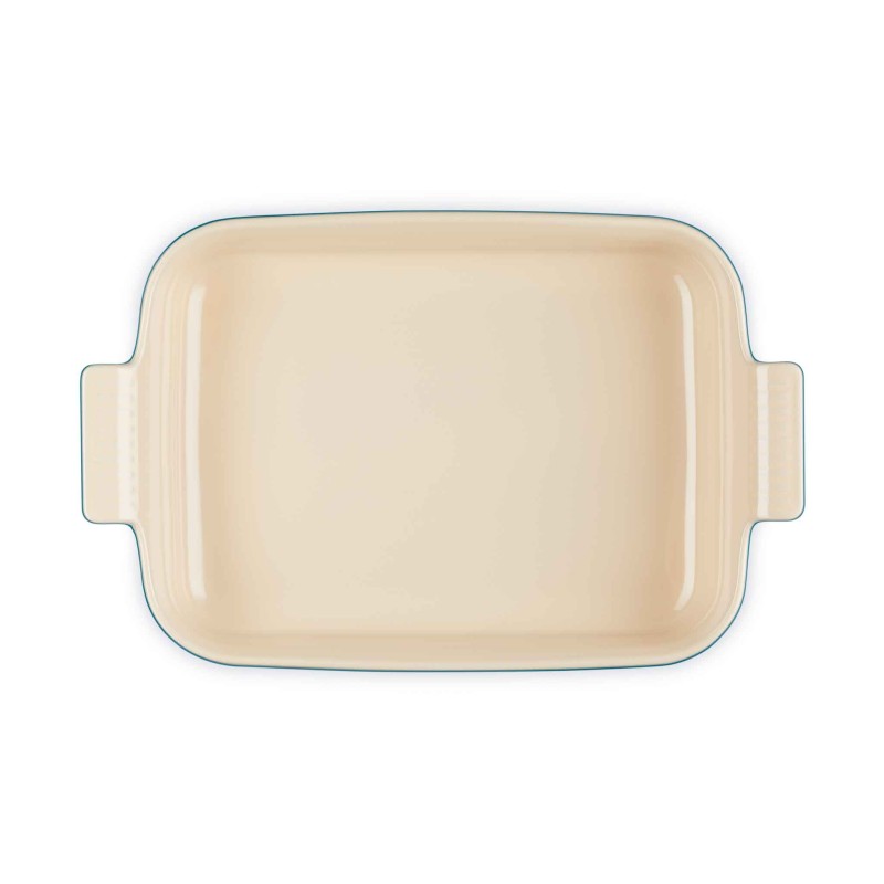 Le Creuset Stoneware Heritage Rectangular Dish 32cm Deep Teal