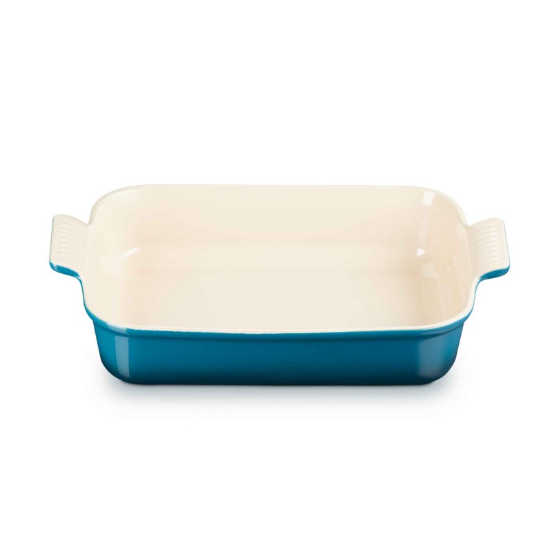 Le Creuset Stoneware Heritage Rectangular Dish 32cm Deep Teal