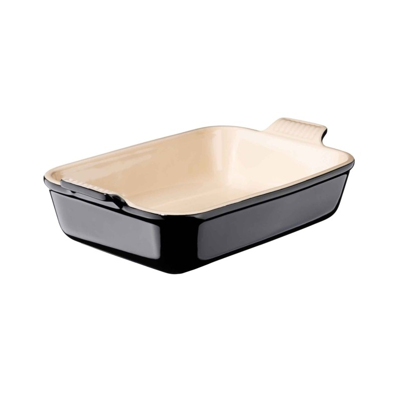 32CM HERITAGE RECTANGULAR BAKING DISH STONEWARE - BLACK ONYX