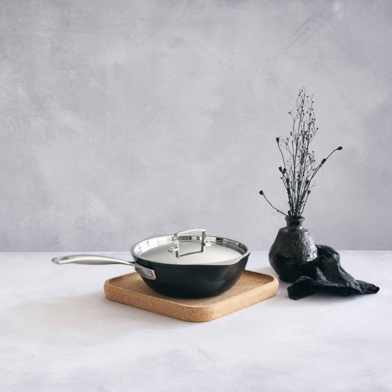 Le Creuset Toughened Non-Stick Chefs Pan with Pouring Spout 24cm