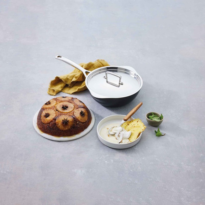 Le Creuset Toughened Non-Stick Chefs Pan with Pouring Spout 24cm