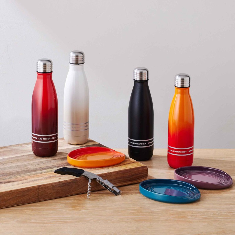 Le Creuset Hydration Bottle 500ml Satin Black