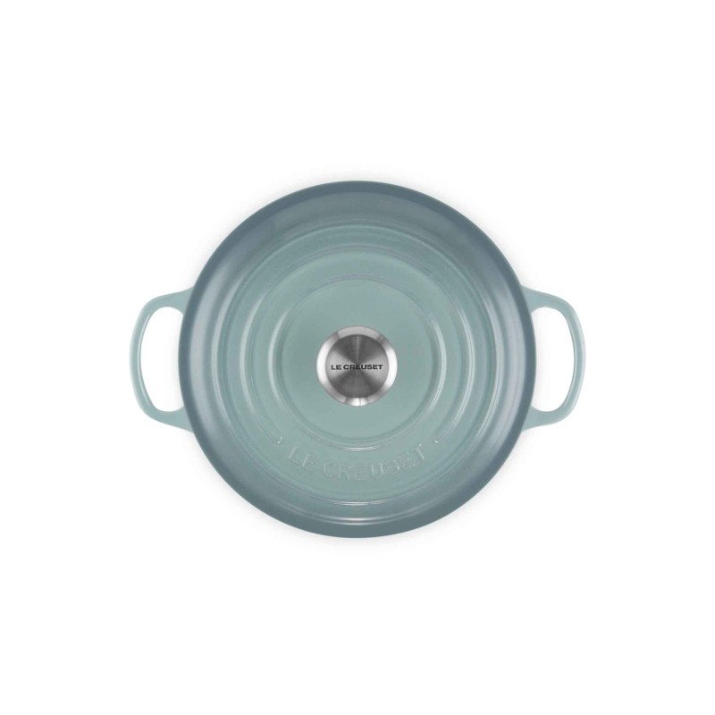 Le Creuset Signature Cast Iron Round Casserole 20cm Sea Salt