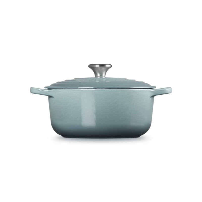 Le Creuset Signature Cast Iron Round Casserole 20cm Sea Salt