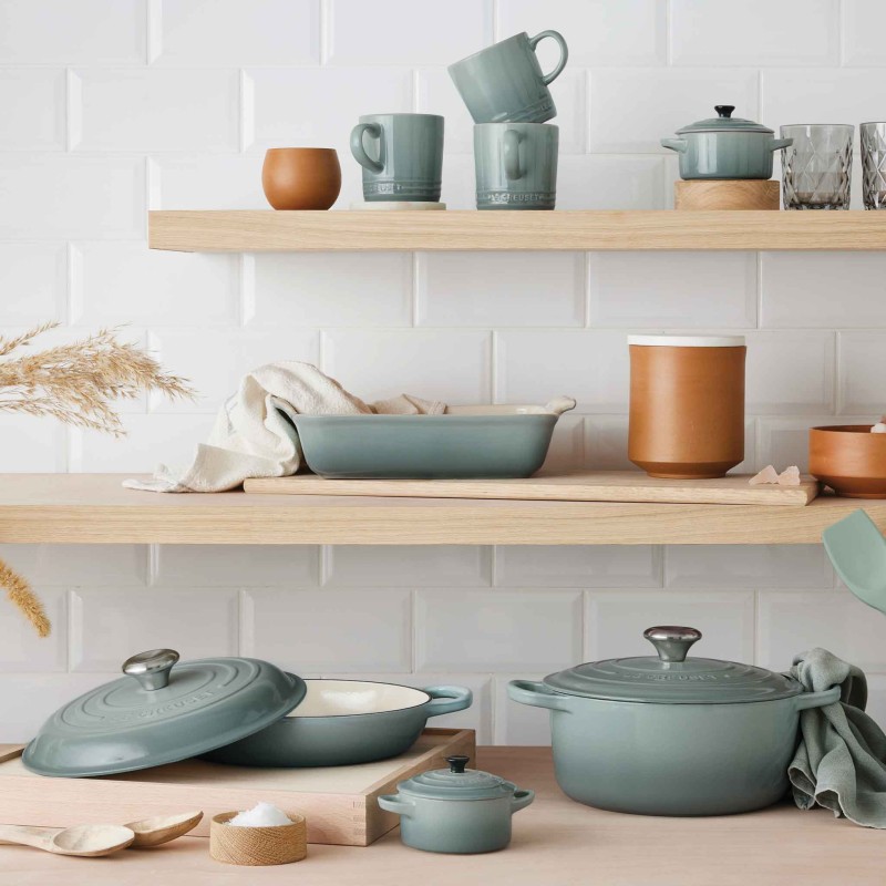 Le Creuset Signature Cast Iron Shallow Casserole 26cm Sea Salt