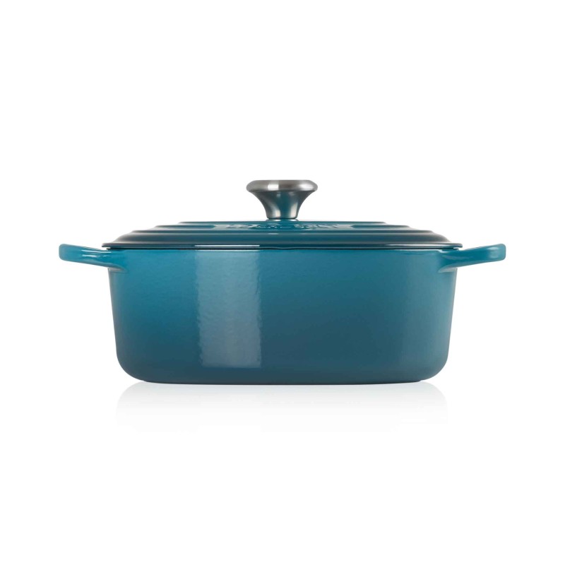 Le Creuset Signature Cast Iron Oval Casserole 31cm Deep Teal