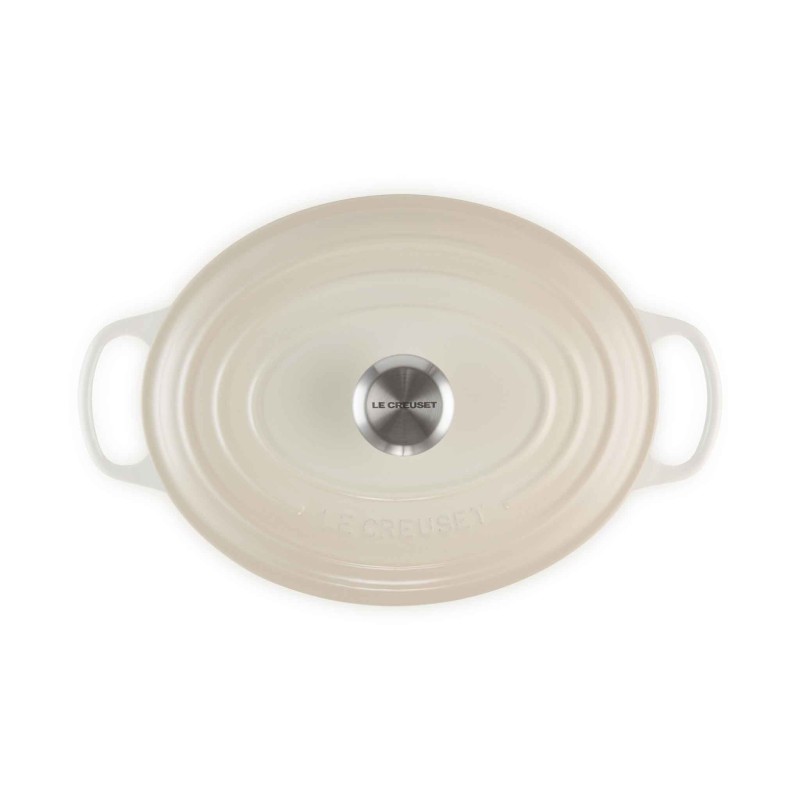 Le Creuset Signature Cast Iron Oval Casserole 29cm Meringue