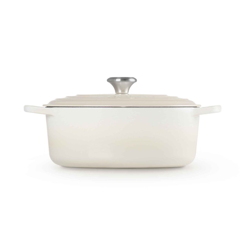 Le Creuset Signature Cast Iron Oval Casserole 29cm Meringue