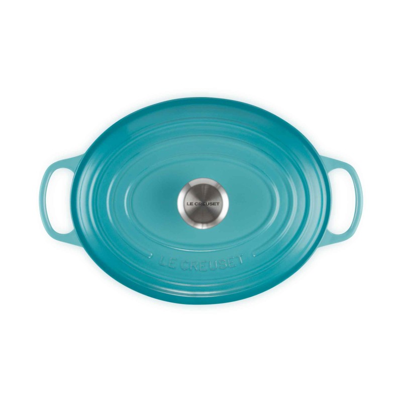 Le Creuset Signature Cast Iron Oval Casserole 29cm Teal