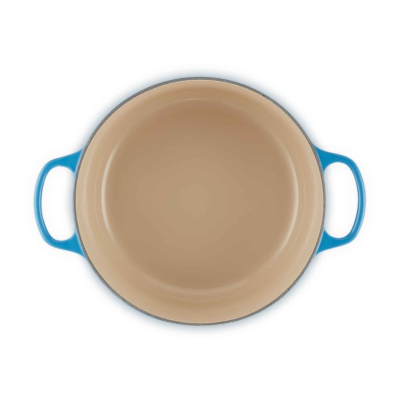 Le Creuset Signature Cast Iron Round Casserole 28cm Azure