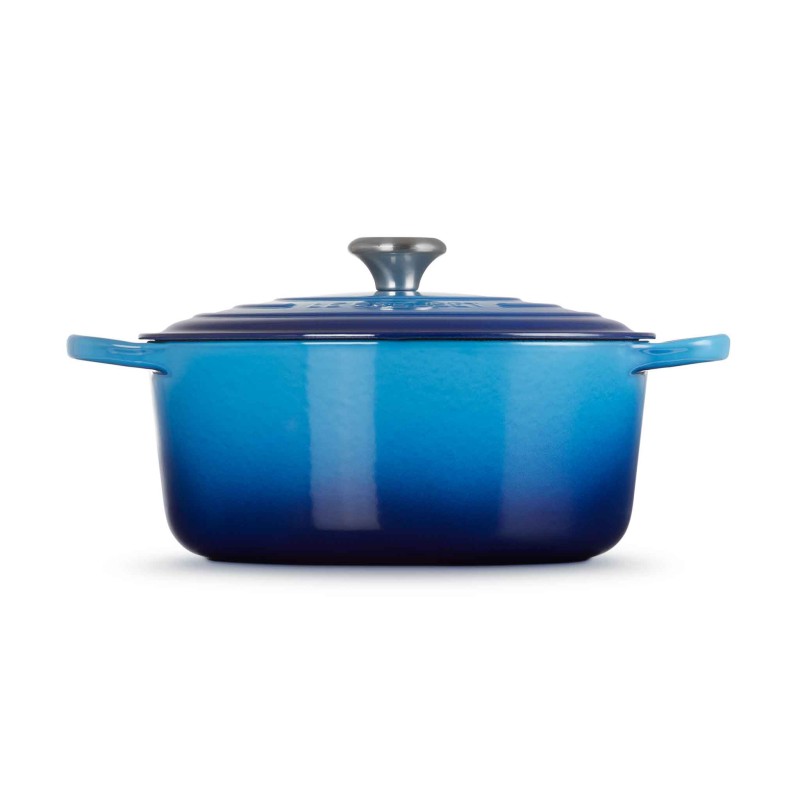 Le Creuset Signature Cast Iron Round Casserole 28cm Azure