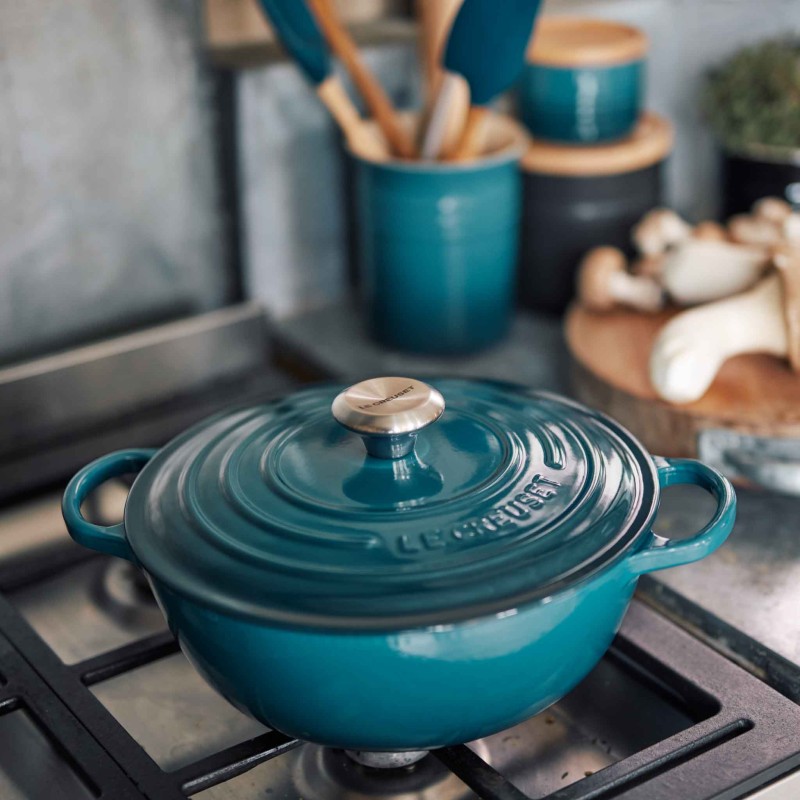 Le Creuset  Cast Iron Soup Pot 26cm Deep Teal