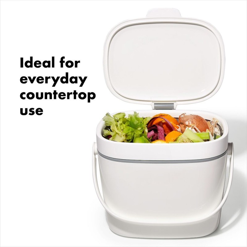 GG EASY-CLEAN COMPOST BIN WHITE