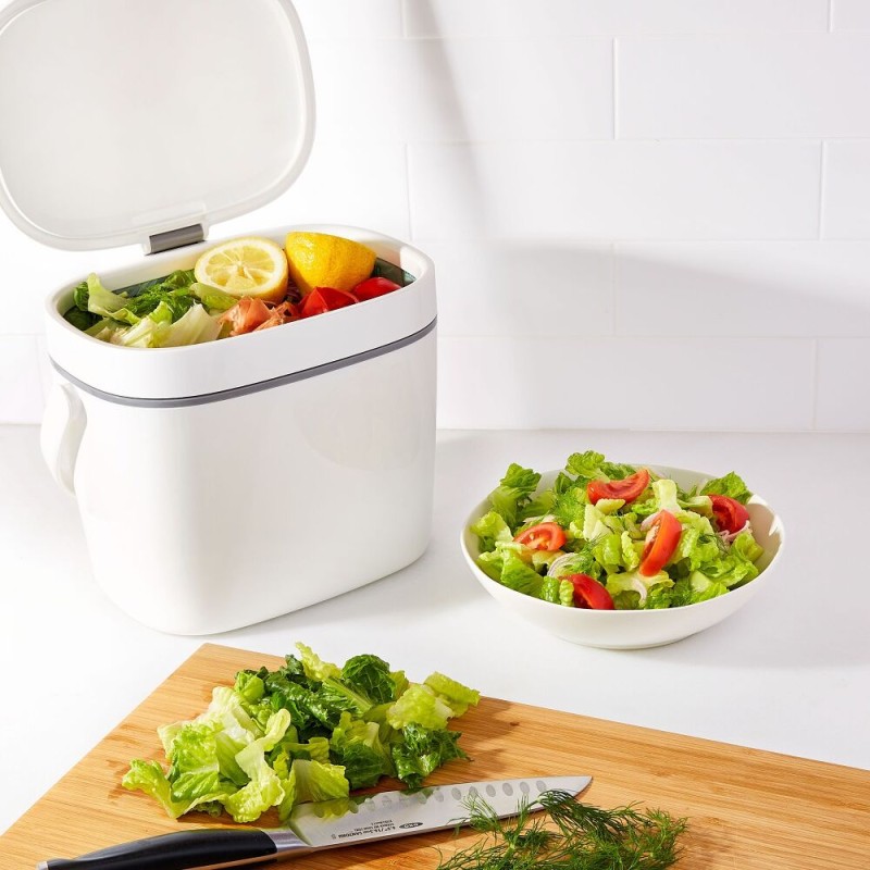 GG EASY-CLEAN COMPOST BIN WHITE