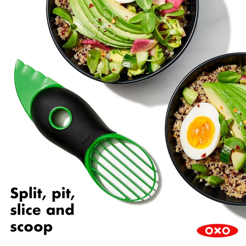 3-IN-1 AVOCADO SLICER GREEN