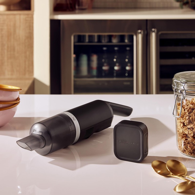 CORDLESS HANDHELD VACUUM WITH BATTERY - MATTE BLACK