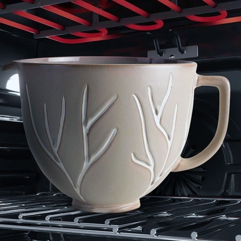 4.8L CERAMIC BOWL - TEXTURED