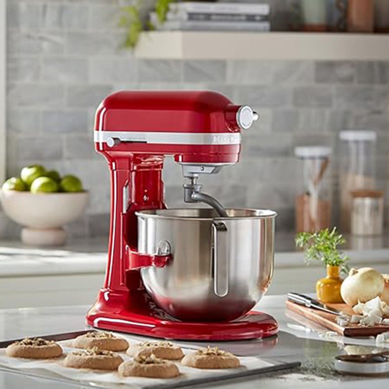 6.6L STAINLESS STEEL MIXING BOWL - J HANDLE -  BRUSHED