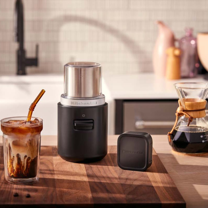 CORDLESS COFFEE GRINDER WITH BATTERY