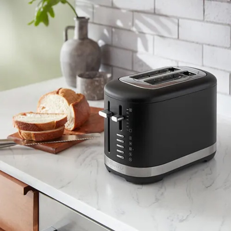 2 SLICE TOASTER - MATTE BLACK