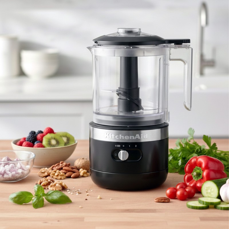 1.18L CORDLESS FOOD CHOPPER - MATTE BLACK