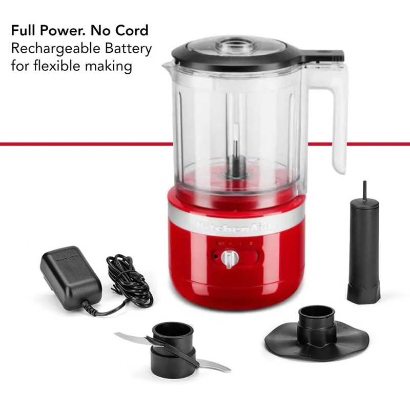 1.18L CORDLESS FOOD CHOPPER - EMPIRE RED
