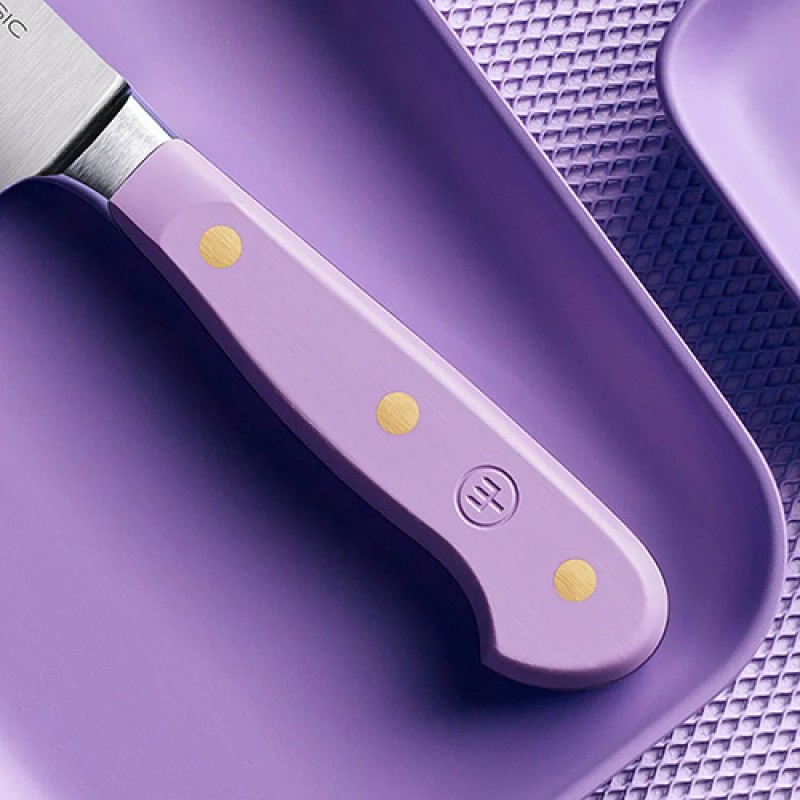 SERRATED UTILITY KNIFE CLASSIC PURPLE YAM - 14cm