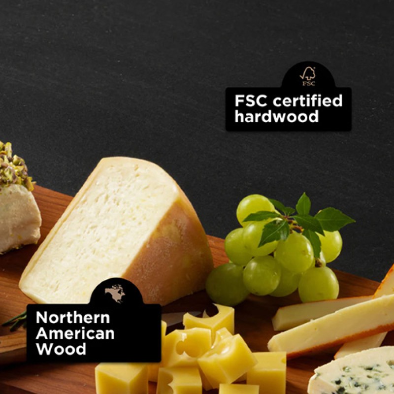 LIVE EDGE CHARCUTERIE BOARD - CHERRY