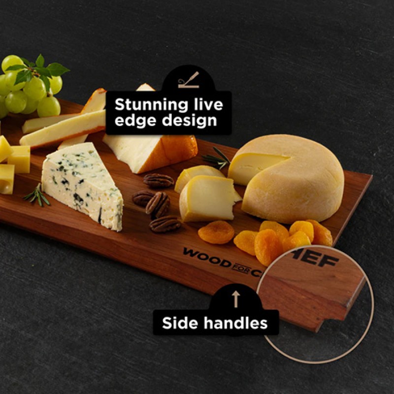 LIVE EDGE CHARCUTERIE BOARD - CHERRY