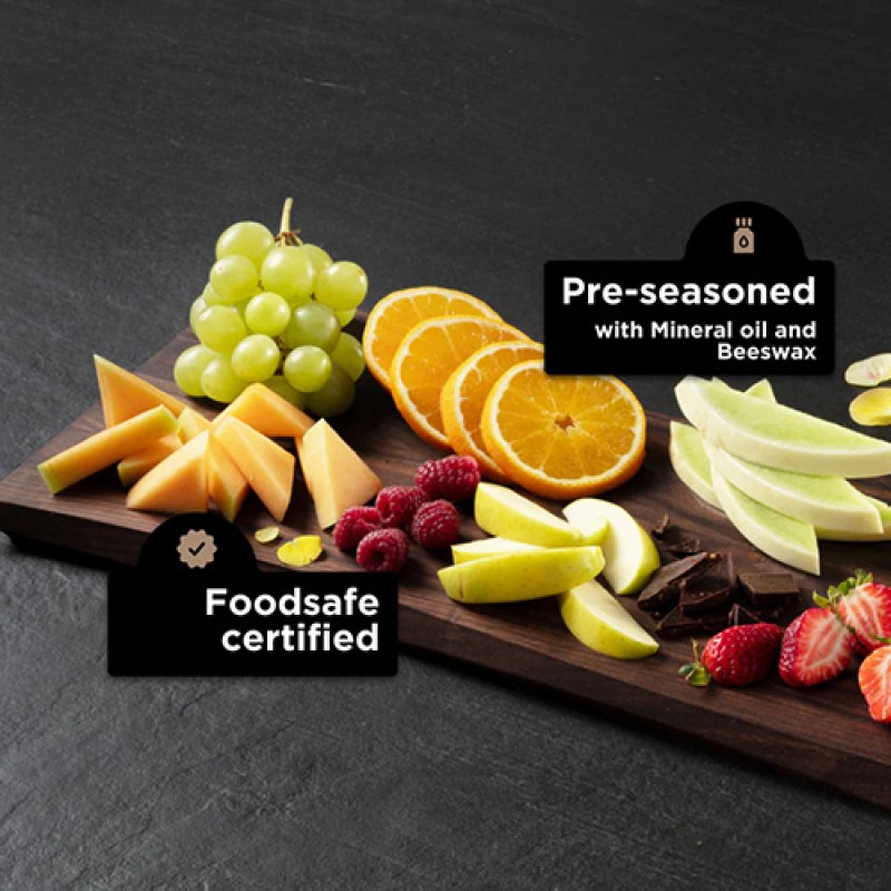 LIVE EDGE CHARCUTERIE BOARD - WALNUT