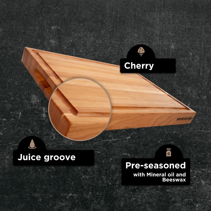 CLASSIC CUTTING BOARD (MEDIUM) - CHERRY WOOD