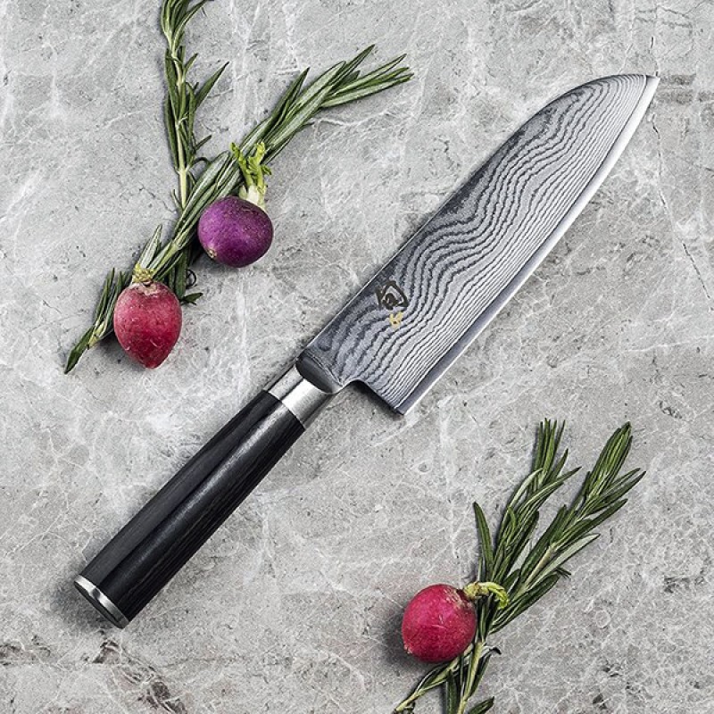 SHUN SANTOKU KNIFE 16.25CM