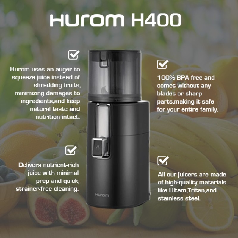 EASY PRESS SLOW JUICER H400