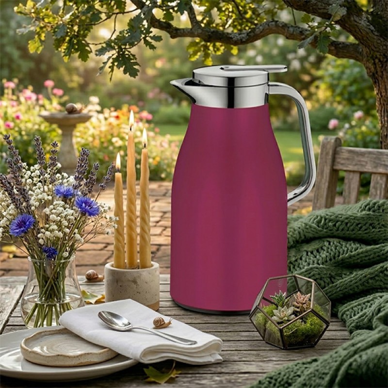 1.0L INSULATED CARAFE SKYLINE - DEEP ROSE MAT