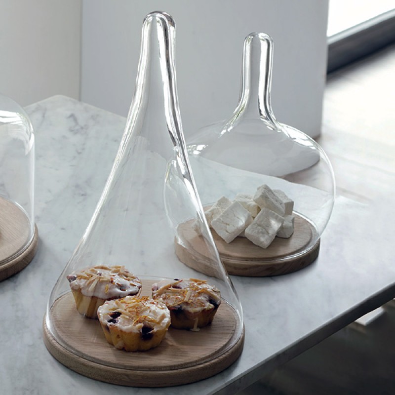 CLOCHE DOME & OAK BASE