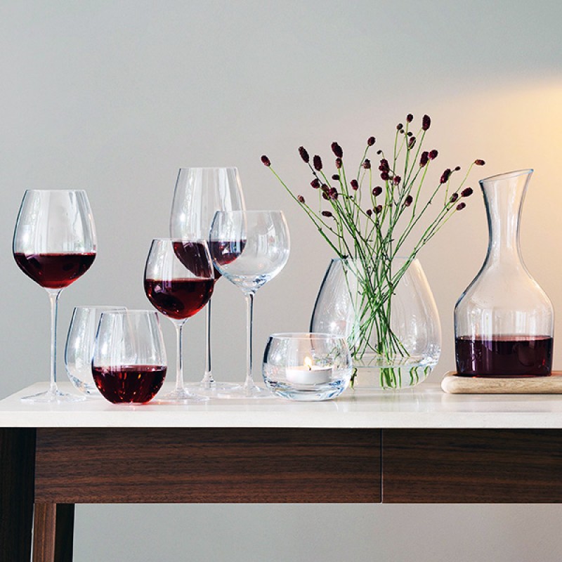 WINE RED WINE GLASS 400 ML CLEAR - SET OF 2