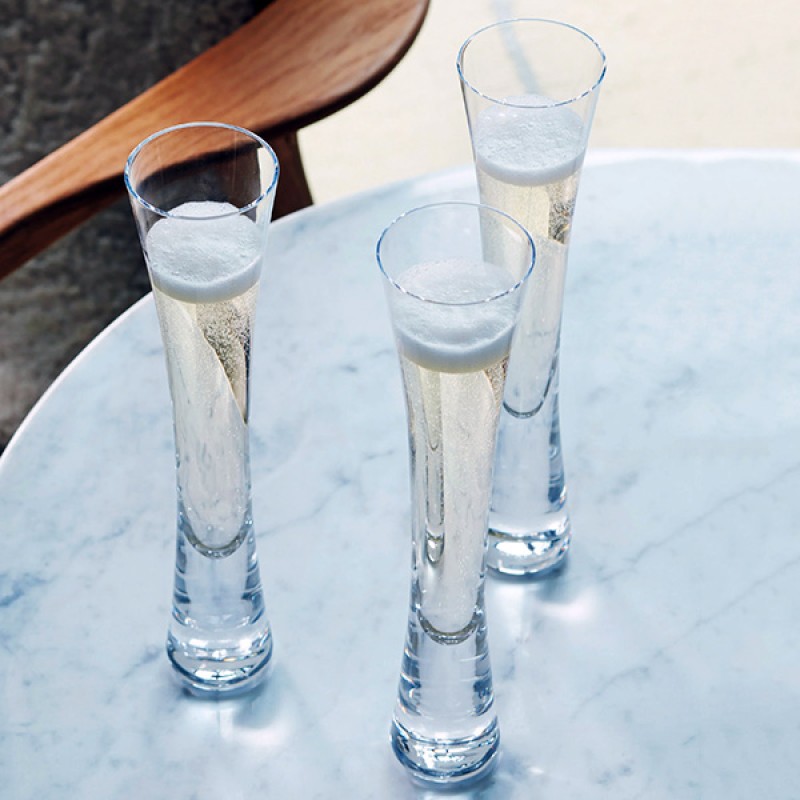 MOYA GLASS FLUTE - 6oz - SET OF 2