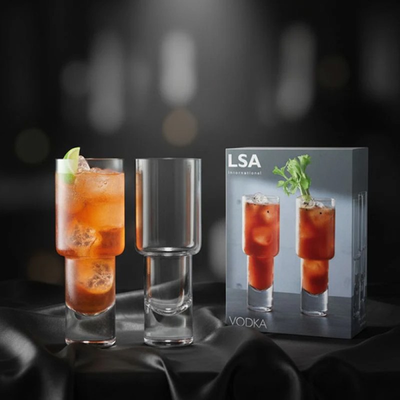 VODKA MIXER GLASS - 140z - SET OF 2