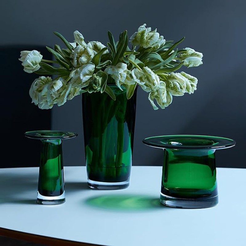 VICTORIA VASE / LANTERN - GREEN