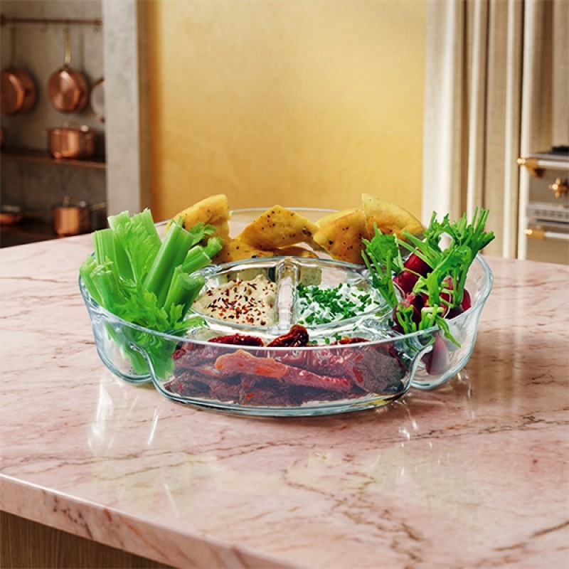 SERVE MULTI PLATTER CLEAR