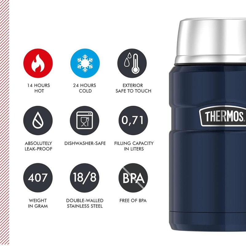 INS. FOOD JAR SK MIDNIGHT BLUE POLISHED