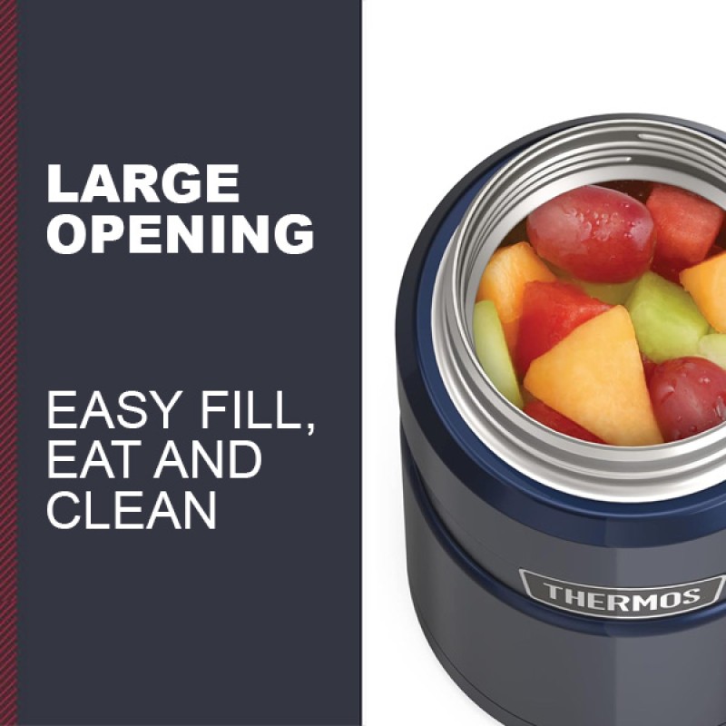 INS. FOOD JAR SK MIDNIGHT BLUE POLISHED