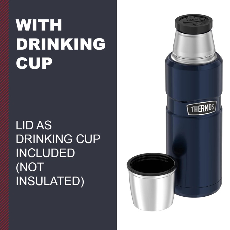 INS. BEV. BOTTLE SK MIDNIGHT BLUE POLISHED